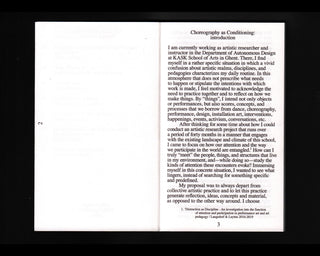 Alex Arteaga and Heike Langsdorf (eds.) / Thinking Conditioning through Practice Alex Arteaga and Heike Langsdorf (eds.) / Thinking Conditioning through Practice