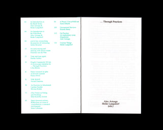 Alex Arteaga & Heike Langsdorf (eds.) / … Through Practices Alex Arteaga & Heike Langsdorf (eds.) / … Through Practices