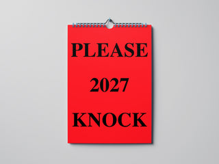 Please Knock Calendar 2027