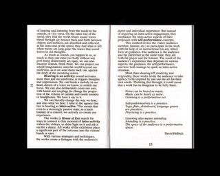 Simone Basani (ed.) / Choreography as Self-Conditioning — A Written Exhibition