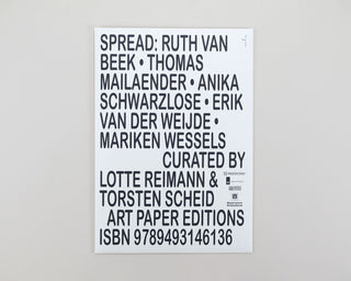 Ruth van Beek, Thomas Mailaender, Anika Schwarzlose, Erik van der Weijde, Mariken Wessels / spread